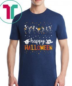 Funny Halloween Costume Happy Halloween Dancing Skeleton Classic T-Shirt