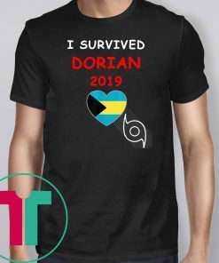 Mens Womens Hurricane Dorian 2019 Bahamas T-Shirt