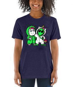 Unicorn vs Alien Costume Halloween Shirt