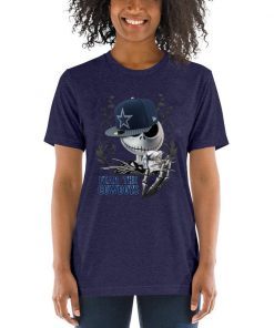 Jack skellington fear the dallas cowboy nfl Unisex T-Shirt