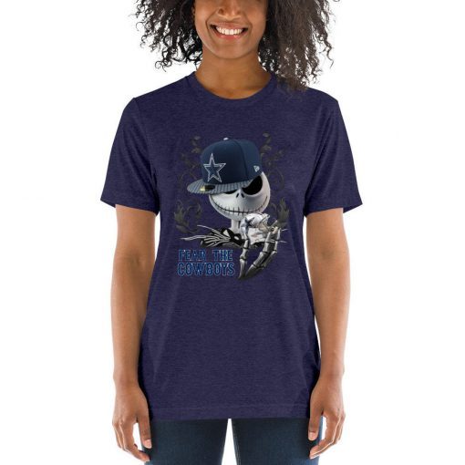 Jack skellington fear the dallas cowboy nfl Unisex T-Shirt