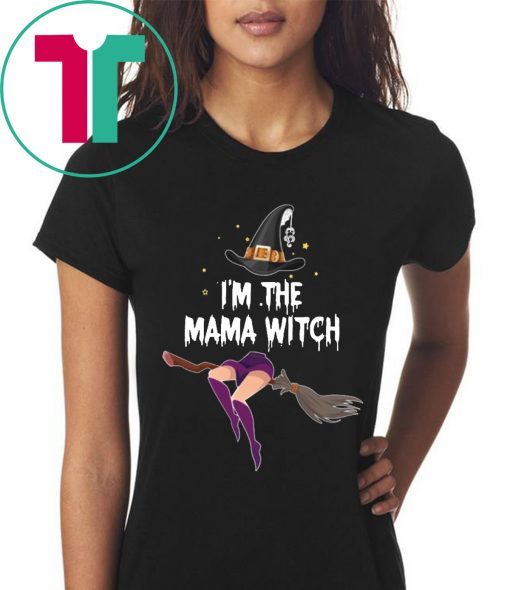 Funny Halloween I'm The Mama Witch Halloween Costume Tee shirt