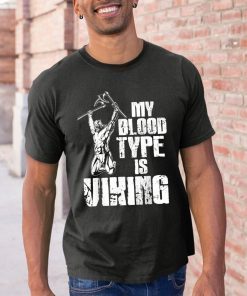 My Blood Type Is Viking Warrior Tee Shirt