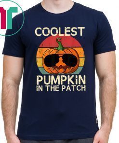 Kids Coolest Pumpkin In The Patch Halloween Costume Boys 2019 T-Shirt