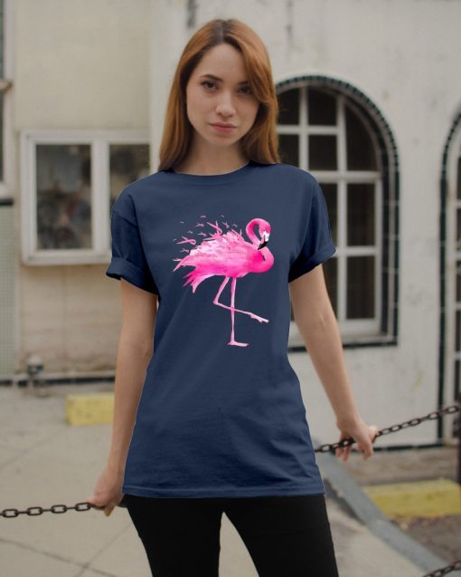 Flamingo Breast Cancer ribbon 2019 Tee Shirt