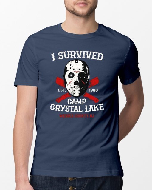 I Survived Camp Crystal Lake Killers Tee Shirt