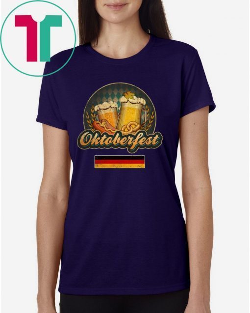 Cool Gift Vintage Oktoberfest German Beer Festival T-Shirt