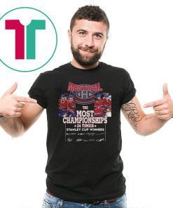 Montreal The Most Championships Unisex T-Shirt