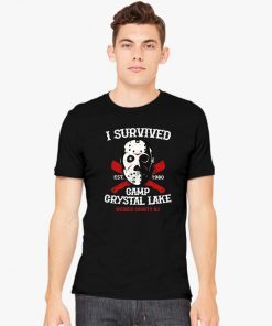 I Survived Camp Crystal Lake Killers Tee Shirt