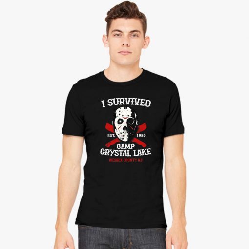 I Survived Camp Crystal Lake Killers Tee Shirt