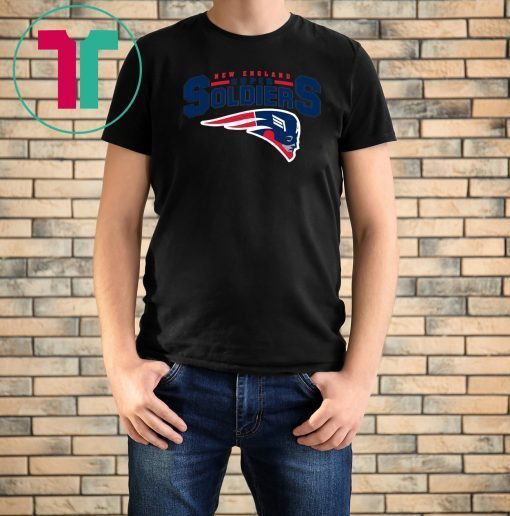 CAPTAIN AMERICA NEW ENGLAND SUPER SOLDIERS SHIRT NEW ENGLAND PATRIOTS TEE SHIRT