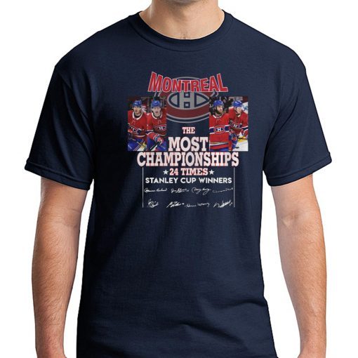 Montreal The Most Championships Unisex T-Shirt