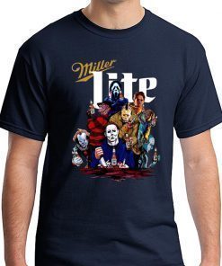 Halloween Horror Characters Drink Miller Lite Unisex T-Shirt