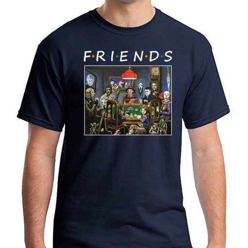 Friends Horror Halloween playing card Shirts