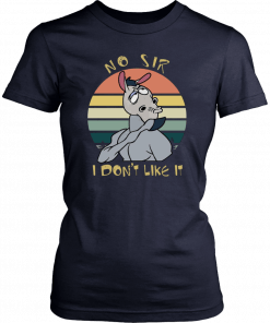 Offcial Vintage Mr Horse No Sir I Don’t Like T-Shirt