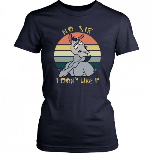 Offcial Vintage Mr Horse No Sir I Don’t Like T-Shirt