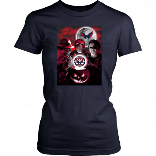 Washington Capitals Copy Halloween Freddy Krueger Jason Michael Myers T-Shirt