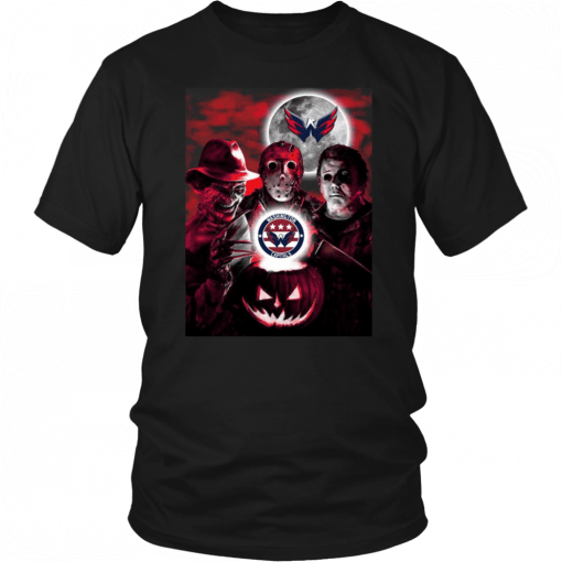 Washington Capitals Copy Halloween Freddy Krueger Jason Michael Myers T-Shirt