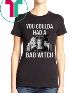 You coulda had a bad witch shirt for mens womens kids