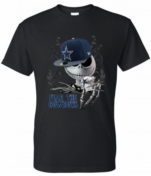 Jack skellington fear the dallas cowboy nfl Unisex T-Shirt