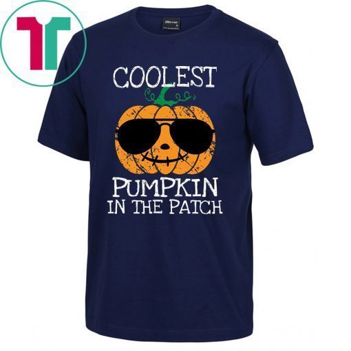 oolest Pumpkin In The Patch Halloween Costume Boys Gift Tee Shirt