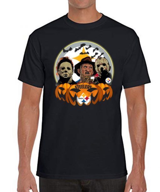 Michael Jason and Freddy Krueger Steelers Tee Shirt