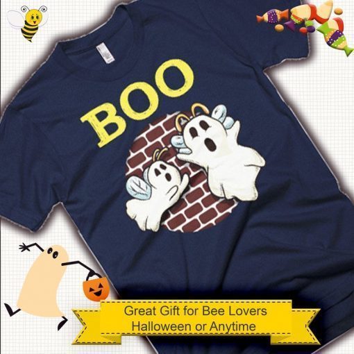 Honey Bees Dressed as Ghosts for Halloween Funny T-Shirt