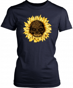 leopard sunflower Funny T-Shirt