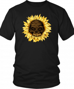 leopard sunflower Funny T-Shirt