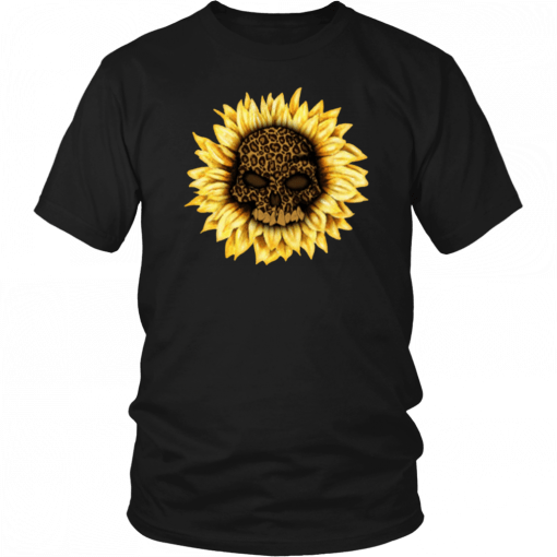 leopard sunflower Funny T-Shirt