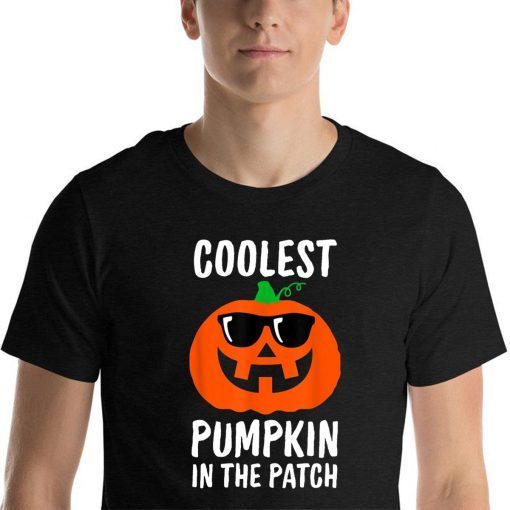 Coolest Pumpkin in the Patch, Halloween Costume Boys Girls Unisex T-Shirt