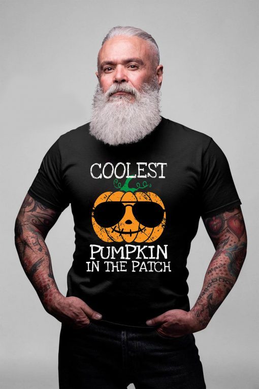 oolest Pumpkin In The Patch Halloween Costume Boys Gift Tee Shirt