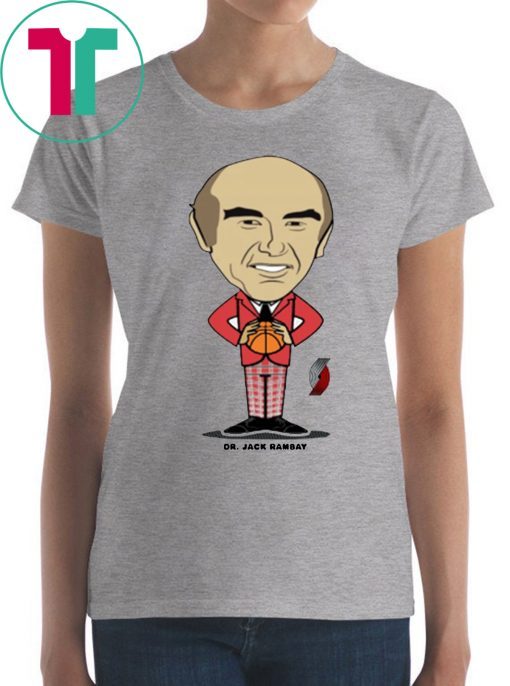 Portland Trail Blazers Dr. Jack Ramsay 2019 T-Shirt