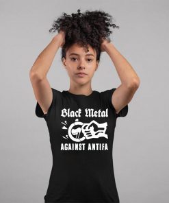 Black Metal Against Antifa For 2019 T-Shirt