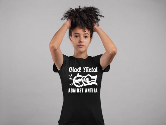 Black Metal Against Antifa For 2019 T-Shirt