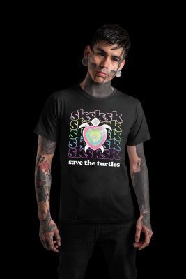 SKSKSK and I Oop... Save The Turtles Basic Girl Unisex T-Shirt