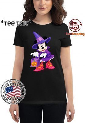 Nice Disney Halloween Minnie Mouse Trick or Treating Unisex T-Shirt