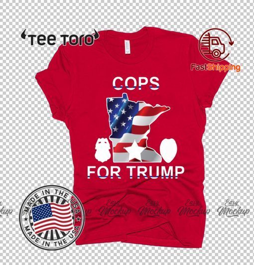 Official Cops For Trump 2020 Tee Shirts