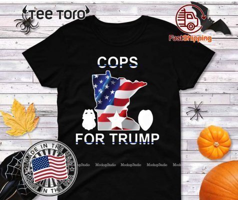 Official Cops For Trump 2020 Tee Shirts