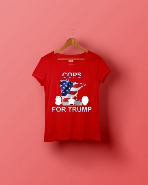 Minnesota Cops For Donald Trump For Sale T-Shirt