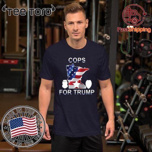 Cops for Trump in 2020 Tee Shirt gift for a Police Officer