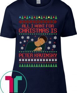 All I Want For Christmas Is Peter Kavinsky Tee Shirt