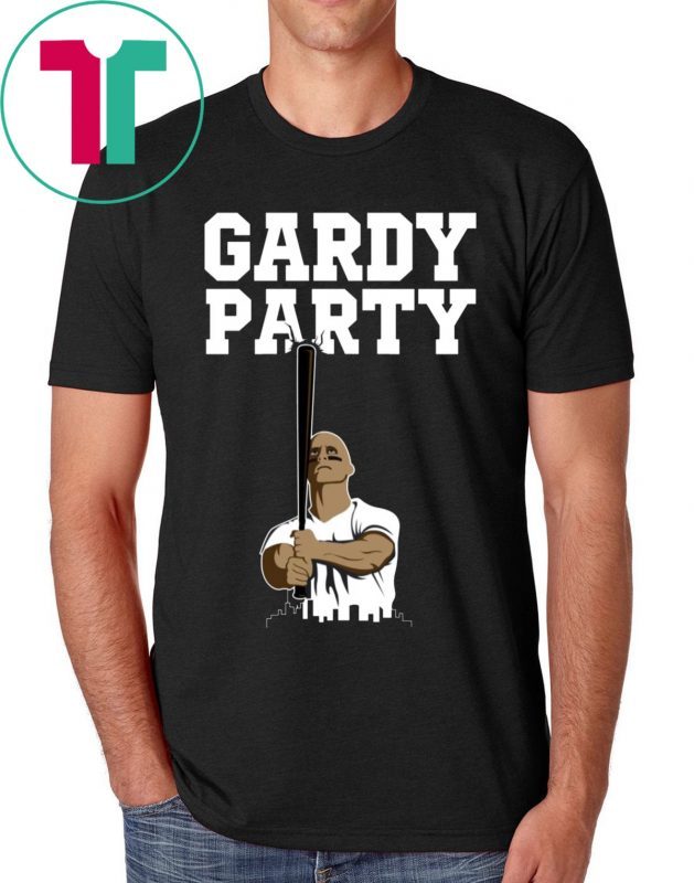 BRETT GARDNER GARDY PARTY 2020 T-SHIRTS