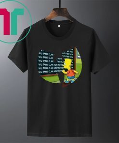 Bart Simpson Wu Tang Clan T-Shirts