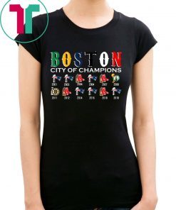 Boston City of Champions Tee Shirt