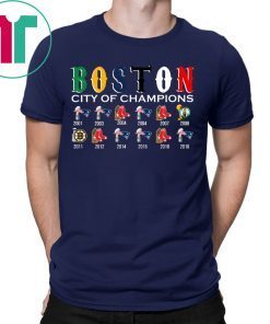 Boston City of Champions Tee Shirt