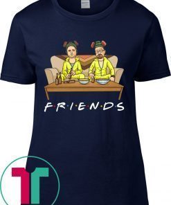 Breaking Bad Walter and Jesse FRIENDS Tee Shirt