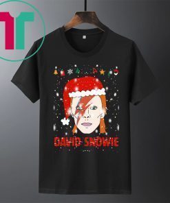 David Snowie Funny Christmas Tee Shirt