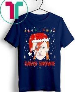 David Snowie Funny Christmas Tee Shirt