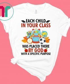 Each child in your class was placed there by God T-Shirts